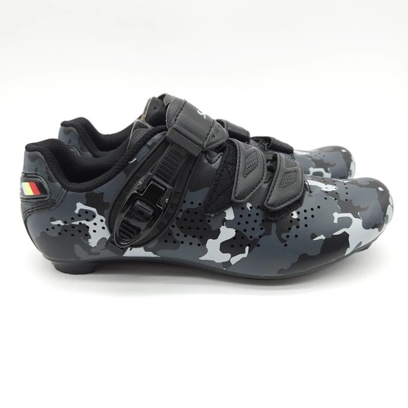 Ultro Santic Camo Ash Cycling (Mens Size 8 US 41 EU) Adjustable Stap Riding Shoe - Picture 3 of 8